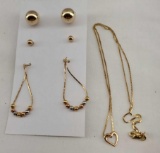 Lot Of 14K & 10K Yellow Gold Jewelry