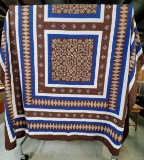 Amish/ Vietnamese Hand Sewn Quilt