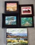 5 Impressionist Oil Paintings byJuan C. Sosa