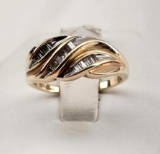 10K Yellow Gold & Diamond Ring