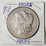 Key Date 1903-S Morgan Silver Dollar F/VF