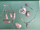 Lot Of Sterling Silver Native American Jewelry