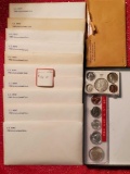 1980 Unc Mint Sets and 3 1964 Silver Unc Mint and Date Sets