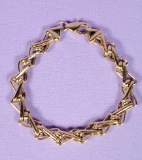 14k Gold Chain Link Bracelet