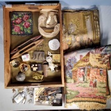 Tray Lot of Ladies' and Household Collectibles