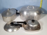 Wagner Ware Magnalite Cookware Including 13 Quart Roaster, Super Maid Roaster and More