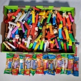 Tray Lot of 120+ Pez Dispensers