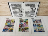 4 Production Art Cels of Fantastic Four & Strange Tales