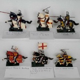 6 Traditions Medieval Knights Mounted Metal Miniatures