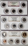 3 NGC Graded State Quarter Proof Sets - PF 69 Ultra Cameo 2003-S Silver & 2005-S Clad & MS 65 2003-D