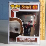 Corey Taylor Signed Slipknot #177 Funk-O-Pop Vinyl Figure, JSA COA