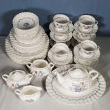 60+ Pcs Royal Doulton The Chelsea Rose H4801 Bone China Dinner Ware