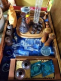 Case Lot of MCM Danish Modern Wood, Glass and Other Decorative Talble Wares