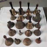 Lot Of 20 Brass Collectible Bells