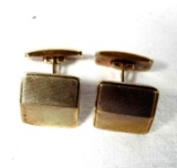 14K Yellow Gold Vintage Cuff Links