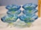 Set of 6 6 MCM Retro Vintage Art Glass Murano Style Glass Compotes