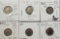 6 Three Cent Nickel 1869/1869 RPD-001 FS-302 Die Variety Coins
