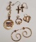 Lot Of 14K Yellow Gold Pendnts, Charms & Earrings