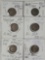 6 Three Cent Nickel Die Variety Coints - 1869 RPD, 1866 Clashed Die, 1875 Misplaced Date, Etc