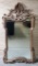 Vintage Gold Gilt Wall Mirror with Arrow Crest