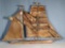 MCM Art Metal Schooner Copper Wall Art