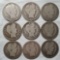 9 Silver Barber Half Dollars - Key Date, Scarce and More