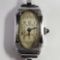 Art Deco Brunvil 14K White Gold & Sapphire Wrist Watch 15 Jewel