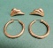 2 Pair Of Yellow Gold Earrings