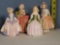 4 Royal Doulton Little Ladies Bone China Figurines