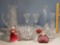 Decorator Lot of Cut Crystal, Candlesticks and Royal Doulton