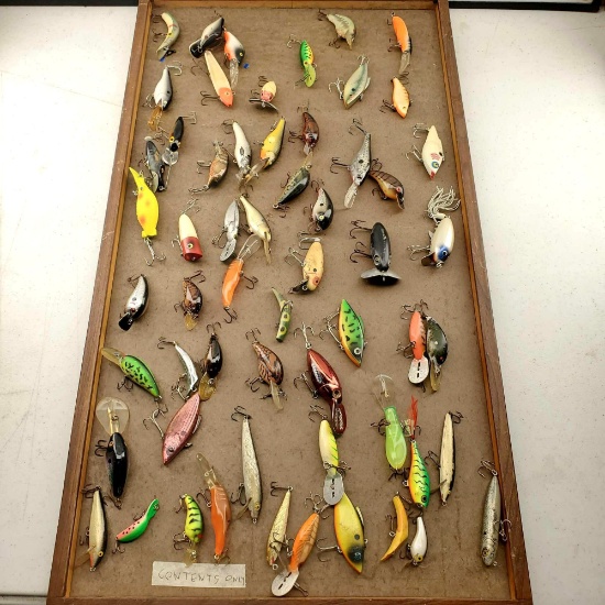 Lot Of 55+ Vintage Fishing Lures, Average 2 1/2" long