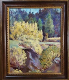 Frank Cohen Kirk (1889 - 1963) was active/live Pennsylvania Oil On Canvas impressionist landscape