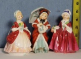 3 Royal Doulton Little Ladies