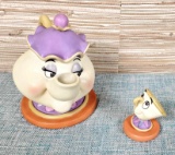 Beauty & the Beast Mrs. Potts & Chips Walt Disney Classic Collection Porcelain Figures