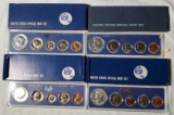 4 United States Special Mint Sets (1 - 1966 and 3 - 1967)