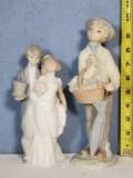2 Lladro Figurines - Wedding Bells and Little Gardener