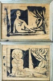 Pablo Picasso Pair Of Les Deux Femmes Nues (The Two Naked Women), 2500 edition 1949 Lithographs