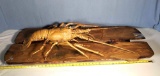 37 inch Spiny Lobster Taxidermy Mounted on Board