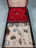 Tray of Sterling Silver Jewelry