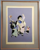 Judith (Yehudet) Yellin Serigraph of Torah Dance