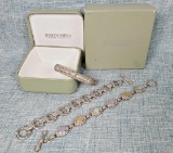 3 Judith Ripka Sterling Silver Bracelets w/ 1 Orig. Box