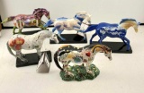 5 - The Trail of Painted Ponies, Ceramic Westland...Giftware Cabinet Size Copies