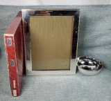 Sterling Silver Picture Frame & Bowl