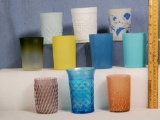 10 Victorian Tumblers in many Colors and Syles
