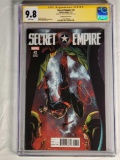 9.8 Graded Secret Empire #2 Comic Book - Marvel Comics, 7/17 signed by J. Scott Campbell 5/25/17