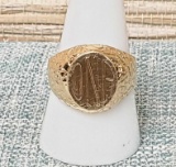 Men's 10k Gold Signet Ring