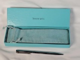Tiffany & Co T Clip Ballpoint Pen with Bag and Box