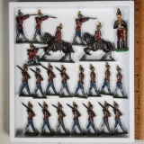 22 Antique German Heyde Smaller Size Victorian Napoleonic War Era Toy Soldiers
