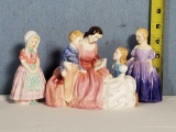 3 Royal Doulton Family and Children Figurines