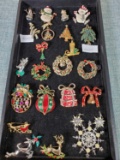 Collection of 20+ Christmas Pins